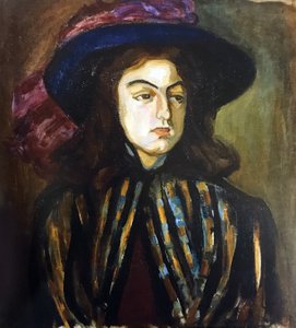 Female Portrait by Olga Rozanova